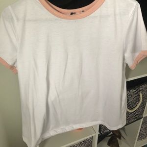 White crop top